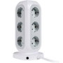 Verbatim Torre de Alimentación EUPT-01 con 11 Tomas CA, 2 USB-C y 2 USB-A, Blanco